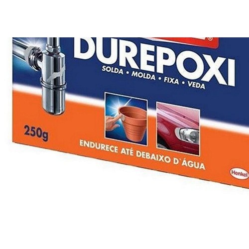 Massa Epoxi Durepoxi 250G - Kit C/4 Peças