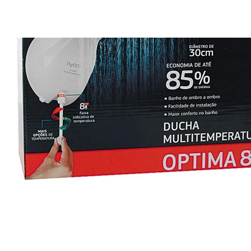 Ducha Corona Hydra Optima 8 Temperaturas 5.500W. 127V.
