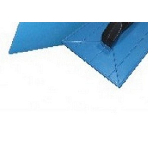Desempenadeira Pvc Emave Azul Lisa 22 X34Cm - Kit C/6 Peças