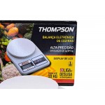 Balanca Digital De Cozinha 10Kg Thompson Com 2 Pilhas Aa