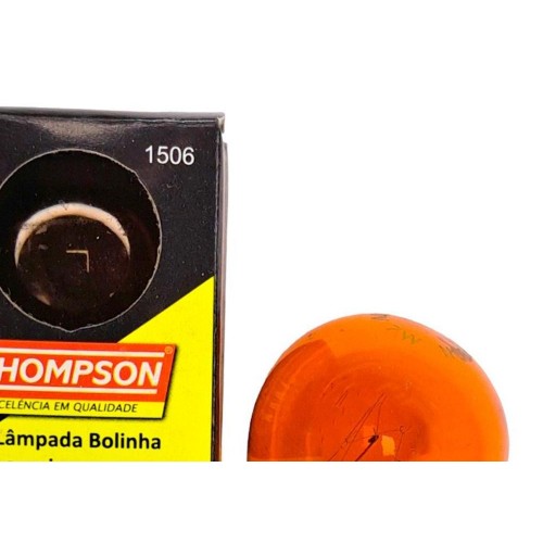Lampada Bolinha Thompson 7Wx127V Laranja - Kit C/10 Peças