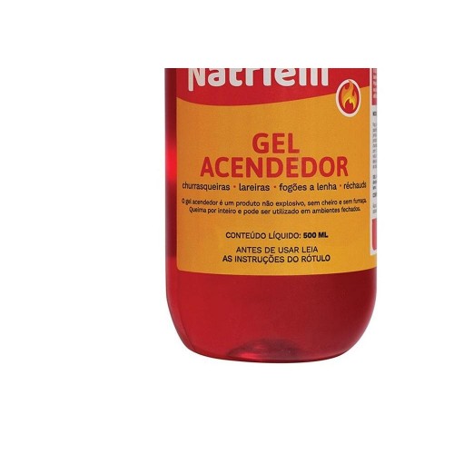 Alcool Gel Natrielli Acendedor De Churrasqueira 500Ml
