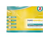 Pano Multiuso Flash Limp Amarelo Com 2 Pecas - Flp4540