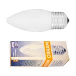 Lampada Vela Lisa Osram Silica 40Wx220V. - Kit C/5 Peca