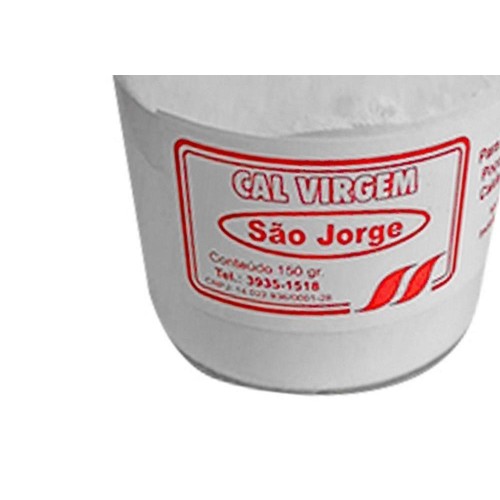 Cal Virgem Sao Jorge Pote Com 150G - Kit C/16 Pacotes