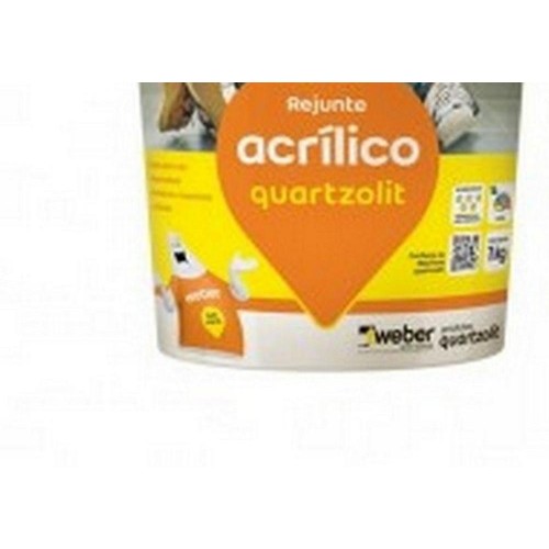 Rejunte Acrilico Quartzolit Cinza Platina 1Kg