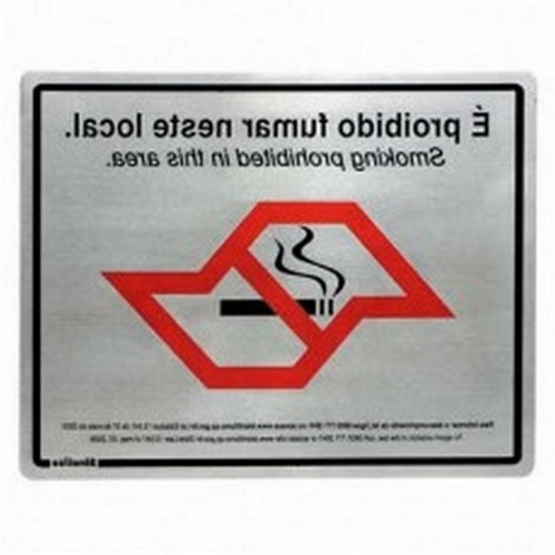 Placa Sinalize 20X25Cm (Proibido Fumar-Sp)