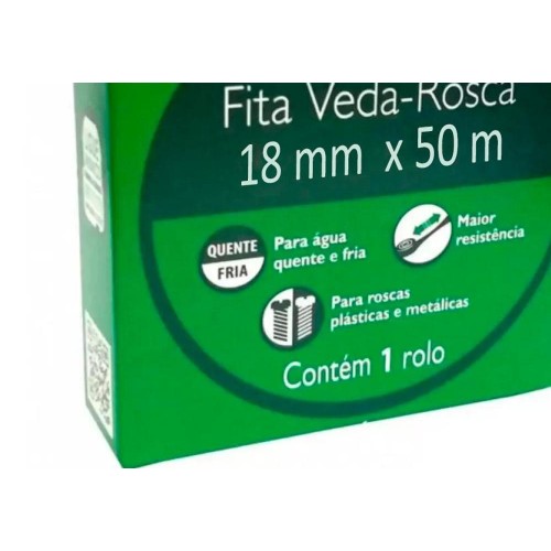 Veda Rosca Amanco 18X50M - Kit C/30 Peca