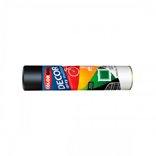 Spray Colorgin Decor Preto o.Brilh-8701