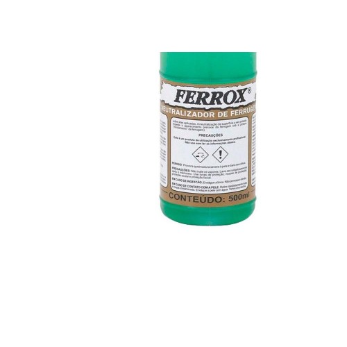 Kit C/2 - Removedor Ferrugem Ferrox 500 Ml