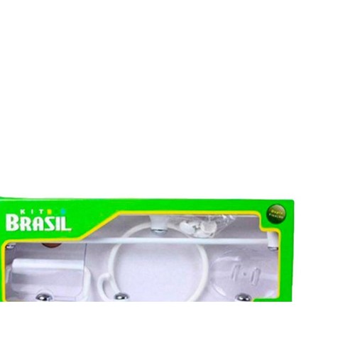 Kit Aces.P/Wc Brasil Br/Crist. 5Pc