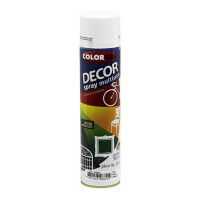 Spray Colorgin Decor Branco 360Ml 8641 - Kit C/6 LA