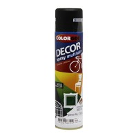 Spray Colorgin Decor Pr Fosco 360Ml 8711 - Kit C/6 LA