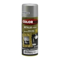 Spray Colorgin Metallik Prata 350Ml