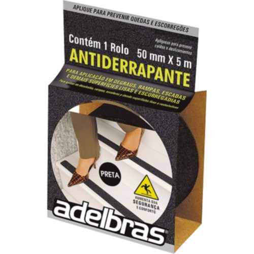 Fita Anti-Derrap Adelbras 5X50Mm Pr