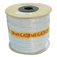 Fio Coaxial Rg59 Br 67% Megatron 300Mt