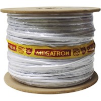 Fio Coaxial Rgc06 Br 67% Megatron 300Mt