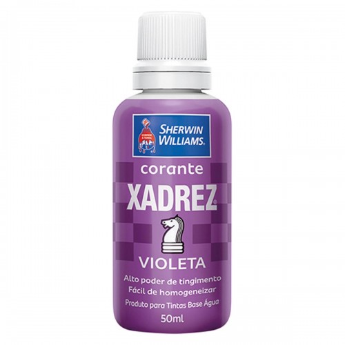 Corante Xadrez 50Ml Violeta - Kit C/12 Unidades