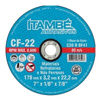 Disco Corte Itambe Refr 2T 7X7/8 Cf22