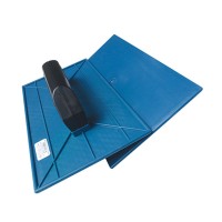 Desempenadeira Pvc Emave Azul Lisa 16X28 - Kit C/6 Unidades