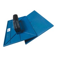 Desempenadeira Pvc Emave Azul Corrugada 18X30 - Kit C/6 Unidades