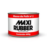 Massa P/Polir Maxi Rubber N2 490Gr