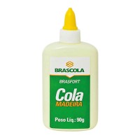 Cola Madeira Brascola 90Gr - Kit C/12 Unidades