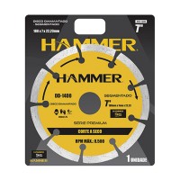 Disco Diam Hammer Segmentado 7 X 180Mm