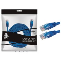 Fio Cabo Rede Patch Cord Rj45 Injet 03Mt