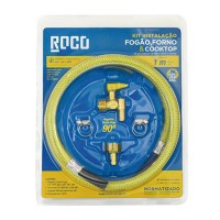 Kit Gas Instal.90 Fogao/Cookt Roco 1,25M
