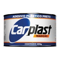 Massa Plastica 400Gr Carplast Preta - Kit C/12 Unidades