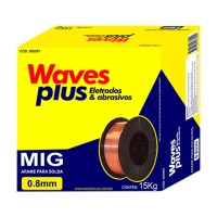Arame De Solda Mig 0,80Mm Waves - Kit C/15 KG