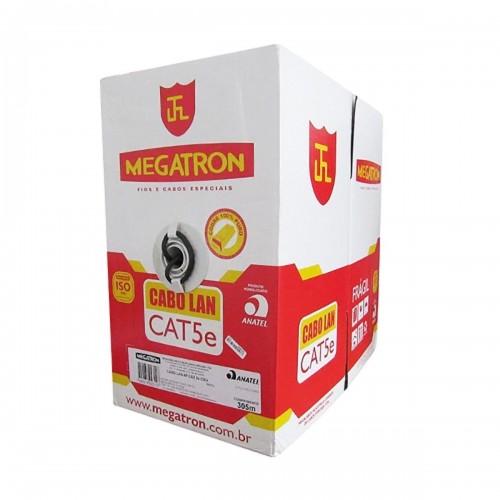 Fio Cabo Rede Megatron Cat5E 305M Az