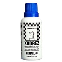 Corante Xadrez Azul 50Ml Para Tinta  31102178 - Kit C/12