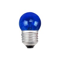 Lampada Bolinha Brasfort 07Wx220V Azul  8473 - Kit C/25