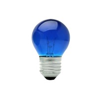 Lampada Bolinha Brasfort 15Wx220V  Azul  8488 - Kit C/25