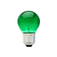 Lampada Bolinha Brasfort 15Wx220V  Verde  8492 - Kit C/25