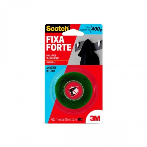 Fita Dupla Face 3M Forte Transparente 12X 2  Hb004419873