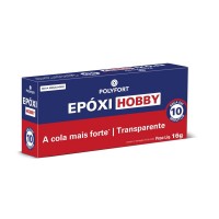 Adesivo Epoxi Liquido Polyfort 10 Minutos 16G Pulvitec  Ea015 - Kit C/6