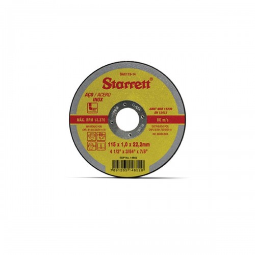 Disco Inox Starrett 4.1/2 X 3/64 X 7/8  Dac115-14 - Kit C/12