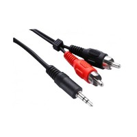 Cabo Audio/Video 2Rca+1P2 Stereo 1,8M  1013 - Kit C/10
