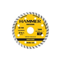 Disco Diamantado Hammer Turbo 110Mm Seco  Gydd1100