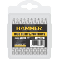 Ponteira Hammer Bits 55Mm Curta 10P  Gyjb4000