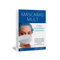 Mascara Protecao Descartavel Branca Mult Tnt Tripla Face   7899414661371 - Kit C/50