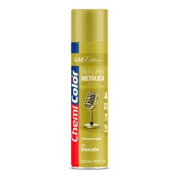 Spray Chemicolor Metalico Dourado 400Ml   0680199