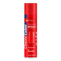 Spray Chemicolor Metalico Vermelho 400Ml   0680103