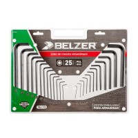 Chave Allen Belzer 3/8A3/64 0,7A10,0 25 Pecas  09120Bz