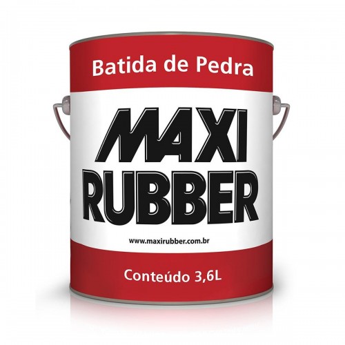 Bate Pedra Maxi Rubber Preta 3,6L  4M032