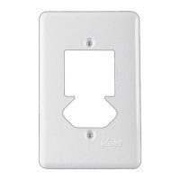 Placa Conjunto Ilumi Stylus Branco 4X2 - 2 Interruptores + 1 Tomada - 20430
