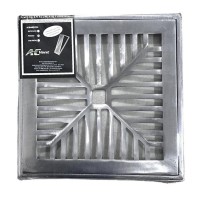 Grelha De Aluminio Com Porta Grelha Concava 20X20Cm